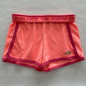 The North Face Shorts Girl’s Medium 10/12 Pink Athletic Stretch Running Shorts #